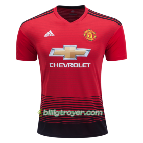 Billige Fotballdrakter Manchester United Hjemmedraktsett 2018/19 Kortermet